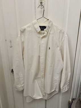 Ralph Lauren Yarmouth Long Sleeve White Oxford